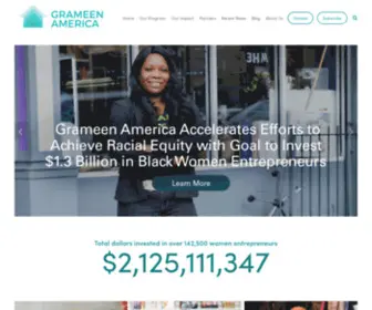 Grameenamerica.com(Grameen America) Screenshot