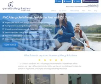 Gramercyallergy.com(Gramercy Allergy & Asthma) Screenshot