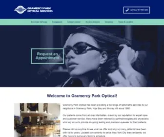 Gramercyparkoptical.com(Full Service Eye Care Center in Kips Bay) Screenshot