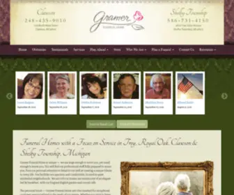 Gramerfuneralhome.com(Gramer Funeral Home) Screenshot