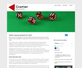 Gramer.se(Staten tappar greppet om spel) Screenshot