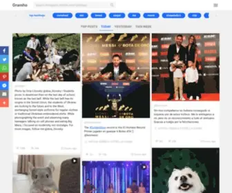 Gramha.com(Instagram analyzer and viewer) Screenshot