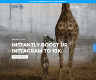 Gramify.io(Instagram Growth Agency) Screenshot