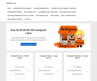 Gramkit.com(Buy 20 Instagram Likes) Screenshot