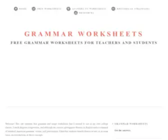 Grammar-Worksheets.com(Grammar Worksheets) Screenshot