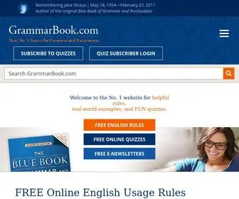 Grammarbook.com(The Blue Book of Grammar and Punctuation) Screenshot