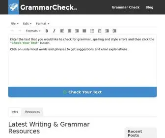 Grammarcheck.me(FREE Online Grammar Check) Screenshot