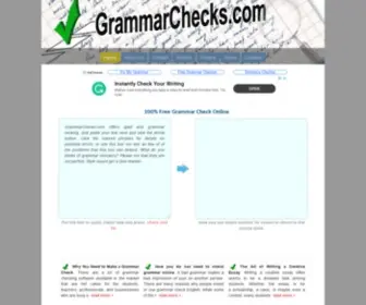 Grammarchecks.com(Free Online Grammar Check) Screenshot