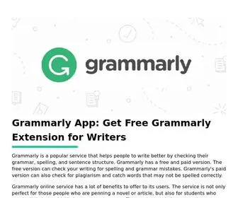 Grammarlyapp.com(Grammarly App) Screenshot