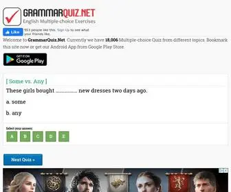Grammarquiz.net(English Grammar Quizzes) Screenshot