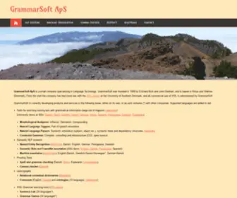 Grammarsoft.com(Language Technology at your fingertips) Screenshot