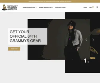 Grammysstore.com(Official Online Store of the GRAMMY Awards) Screenshot