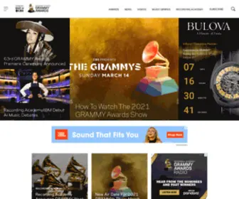 Grammy.us(The GRAMMYs) Screenshot