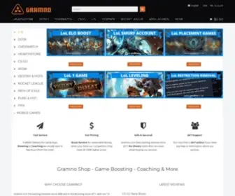 Gramno.com(Homepage) Screenshot