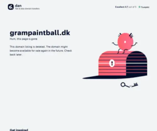 Grampaintball.dk(Velkommen til Gram Paintball) Screenshot