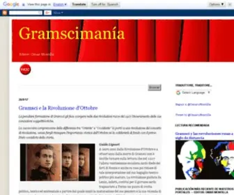 Gramscimania.info.ve(Gramscimanía) Screenshot