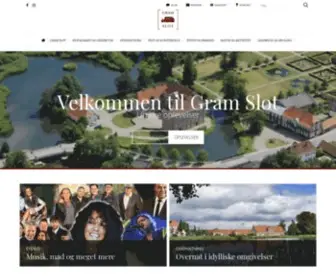 Gramslot.dk(Gram Slot i Sønderjylland) Screenshot