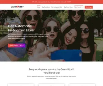 Gramstart.com(Buy Automatic Instagram Likes) Screenshot