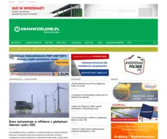 Gramwzielone.pl(Portal zielonej energii) Screenshot