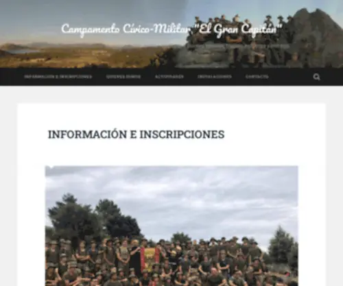 Gran-Capitan.es(X Campamento de Orientación Cívico Militar 2.024 GONZALO FERNÁNDEZ DE CÓRDOBA) Screenshot
