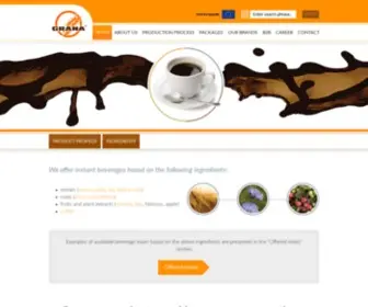 Grana.pl(Producent kawy zbożowej i napojów bezkofeinowych) Screenshot