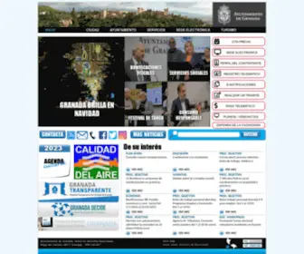 Granada.org(Ayto.Granada: Página de inicio) Screenshot