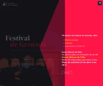 Granadafestival.org(Festival) Screenshot