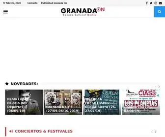 Granadaon.com(GRANADA ON) Screenshot