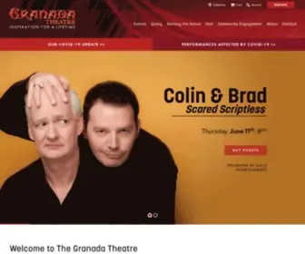 Granadasb.org(The Granada Theatre Santa Barbara) Screenshot