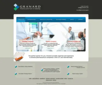 Granardrx.com(Granard Pharmaceuticals) Screenshot