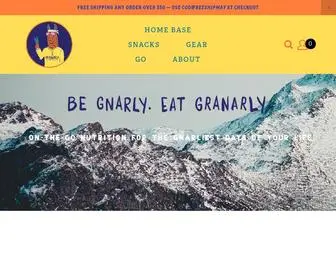 Granarly.com(The most snackable granola. Featuring the world's first whiskey) Screenshot