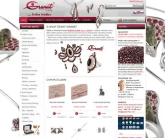 Granat-Shop.cz(E-shop) Screenshot
