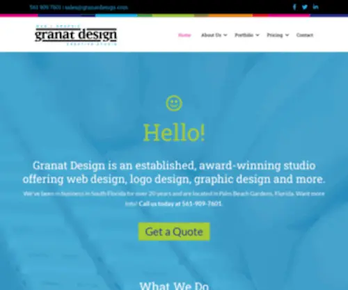 Granatdesign.com(Professional Web Design) Screenshot