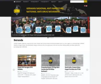 Granat.or.id(Gerakan Nasional Anti Narkoba) Screenshot