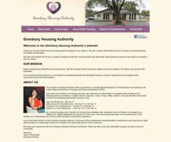 Granburyhousing.org(Granbury Housing Authority) Screenshot