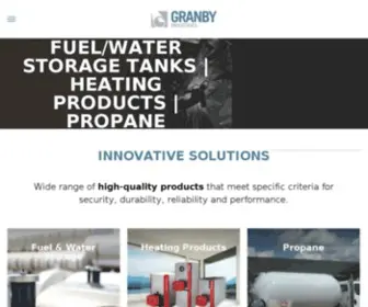 Granbyindustries.com(Oil & Electric Heating Systems & Storage Tanks) Screenshot