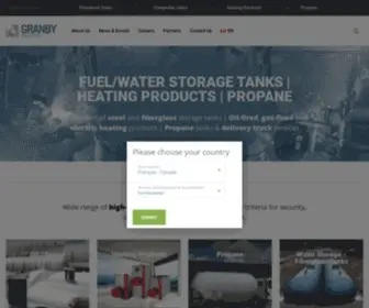 Granbytanks.com(Oil & Electric Heating Systems & Storage Tanks) Screenshot