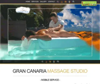 Grancanariamassage.com(Mobile Massage in Maspalomas and Playa del Ingles) Screenshot