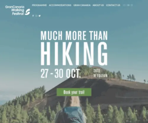 Grancanariawalkingfestival.com(Gran Canaria Walking Festival) Screenshot