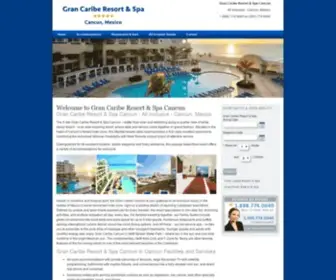 Grancostarealcancun.com(Gran Caribe Cancun) Screenshot