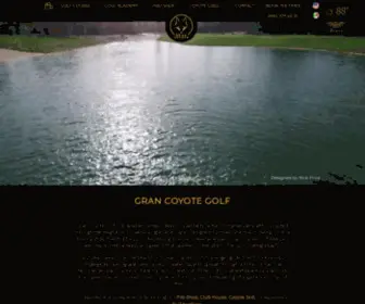 Grancoyotegolf.com(Gran Coyote Golf Riviera Maya) Screenshot