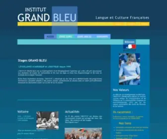 Grand-Bleu.net(ACCUEIL) Screenshot