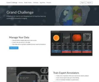 Grand-Challenge.org(Grand Challenge) Screenshot