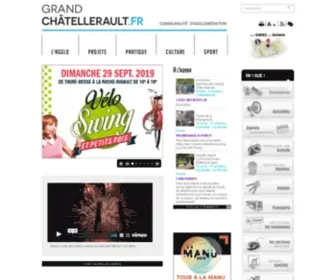 Grand-Chatellerault.fr(Site officiel Communauté d'Agglomération de grand Châtellerault) Screenshot