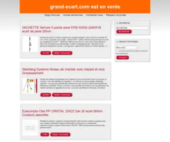 Grand-Ecart.com(Grand Ecart) Screenshot