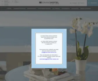 Grand-Hotel-Cannes.com(SITE OFFICIEL) Screenshot