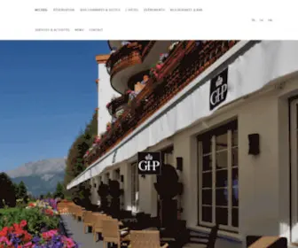 Grand-Hotel-DU-Golf.ch(L'hôtel de référence à Crans) Screenshot