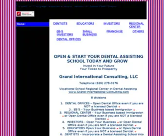 Grand-International-Consulting.com(Vocational Dental Assisting School) Screenshot