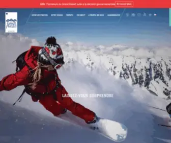 Grand-Massif.com(Domaine skiable) Screenshot