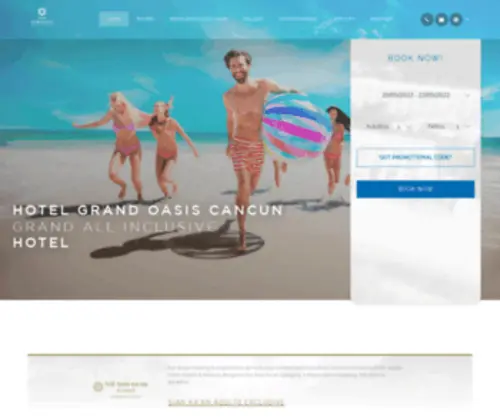 Grand-Oasis-Cancun.com Screenshot